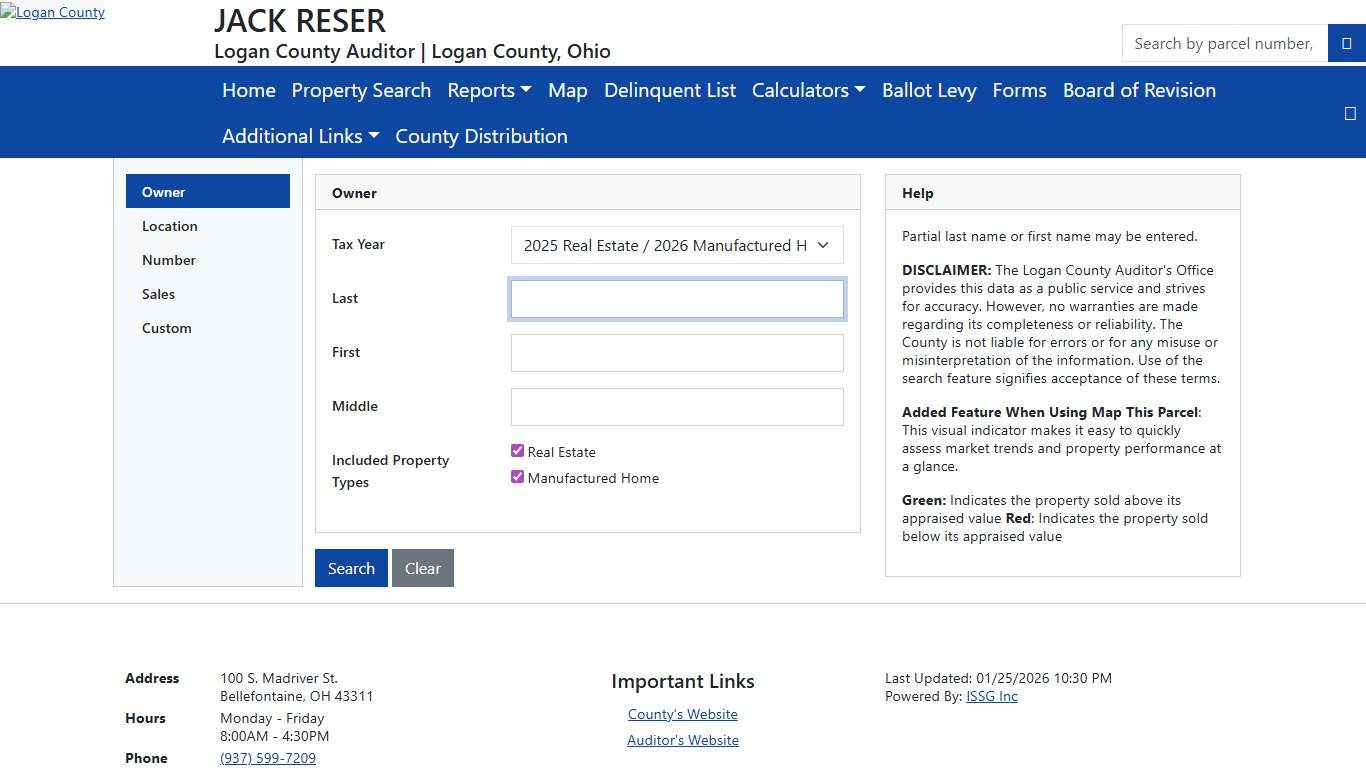 Logan County Real Estate Search